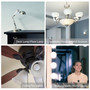 Simba Lighting® LED G14 G45 5W 40W Replacement Bulbs 120V E12 Candelabra Base 5000K Daylight 6-Pack