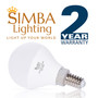 Simba Lighting® LED G14 G45 5W 40W Replacement Bulbs 120V E12 Candelabra Base 5000K Daylight 6-Pack
