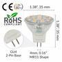 Simba Lighting® LED MR11 3W 20W Halogen Replacement Bulbs 12V GU4 Bi-Pin 3000K Soft White 10-Pack