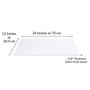 SimbaLux® Acrylic Sheet Clear 12” x 24” Long Panel 1/8” Thick (3mm) Plexiglass Board, Easy to Cut
