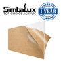 SimbaLux® Acrylic Sheet Clear 12” x 24” Long Panel 1/8” Thick (3mm) Plexiglass Board, Easy to Cut