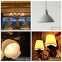 Simba Lighting® Candelabra Flame Tip Clear CA10 25W E12 Base Light Bulbs 120V Warm White 2700K, 12 Pack