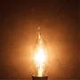 Simba Lighting® Candelabra Flame Tip Clear CA10 25W E12 Base Light Bulbs 120V Warm White 2700K, 12 Pack