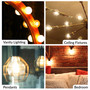 Simba Lighting® LED Vintage Edison Filament G25 Globe 6W Dimmable 60W Equivalent 120V 2700K, 6-Pack