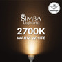 Simba Lighting® LED MR16 5W 35W-50W Halogen Replacement Bulbs 12V GU5.3 BiPin 2700K Soft White 6-Pack