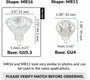 Simba Lighting® Halogen MR16 12V 20W Bulbs GU5.3 2-Pin BAB Cover Glass, 6-Pack