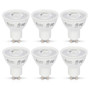 Simba Lighting® LED GU10 ETL Listed 5W Dimmable 50W Halogen Replacement Bulb Twist Base 120V 2700K, 6-Pack