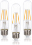 Simba Lighting® LED T10 Filament Bulbs 6W Dimmable 60W Equivalent 120V E26 Base 2700K, 3-Pack