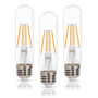 Simba Lighting® LED T10 Filament Bulbs 6W Dimmable 60W Equivalent 120V E26 Base 2700K, 3-Pack