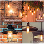 Simba Lighting® LED T10 Filament Bulbs 6W Dimmable 60W Equivalent 120V E26 Base 2700K, 3-Pack