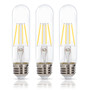 Simba Lighting® LED T10 Filament Bulbs 6W Dimmable 60W Equivalent 120V E26 Base 4000K, 3-Pack