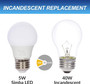 Simba Lighting® LED Bug Repelling A15 5W 40W Equivalent Bulbs 120V E26 Base 2000K Amber 4-Pack
