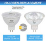 Simba Lighting® LED MR16 3.5W 20W Halogen Replacement Bulbs 12V GU5.3 BiPin 5000K Daylight 6-Pack