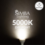 Simba Lighting® LED MR16 5W 35W-50W Halogen Replacement Bulbs 12V GU5.3 BiPin 5000K Daylight 6-Pack