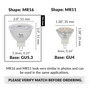 Simba Lighting® LED MR16 5W 35W-50W Halogen Replacement Bulbs 12V GU5.3 BiPin 5000K Daylight 6-Pack