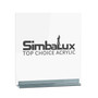 SimbaLux® Acrylic Sheet Clear 6” x 12” Small Panel 1/8” Thick (3mm) Plexiglass Board, Easy to Cut, Pack of 2