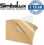 SimbaLux® Acrylic Sheet Clear 4” x 6” Panel 0.08” Thick (2mm) Plexiglass Board, Easy to Cut, Pack of 5