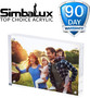 SimbaLux® Magnetic Acrylic Photo Frame 4” x 6” Free-Standing Clear Desktop Floating Display, Pack of 3