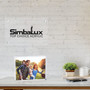 SimbaLux® Magnetic Acrylic Photo Frame 6” x 8” Free-Standing Clear Desktop Floating Display with UV Protection