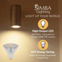 Simba Lighting® LED MR11 3W 20W Halogen Replacement Bulbs 12V GU4 Bi-Pin 3000K Soft White 4-Pack