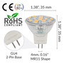 Simba Lighting® LED MR11 3W 20W Halogen Replacement Bulbs 12V GU4 Bi-Pin 4000K Natural White 4-Pack