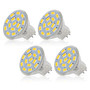 Simba Lighting® LED MR11 3W 20W Halogen Replacement Bulbs 12V GU4 Bi-Pin 5000K Daylight 4-Pack