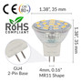 Simba Lighting® LED MR11 3W 20W Halogen Replacement Bulbs 12V GU4 Bi-Pin 5000K Daylight 4-Pack