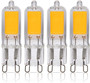 Simba Lighting® LED G9 2W T4 25W Halogen Replacement JCD Bi-Pin Base 120V 2700K Warm White, 4 Pack