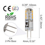Simba Lighting® LED G4 1.1W T3 10W Halogen Replacement JC Bi-Pin Base 12V 3000K Soft White, 5 Pack