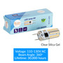 Simba Lighting® LED G8 1.5W T4 20W Halogen Replacement JCD Bi-Pin Base 120V 3000K Soft White, 5 Pack