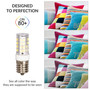 Simba Lighting® LED T6 4W 40W Equivalent Bulbs 120V E17 6000K Daylight 2-Pack