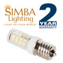 Simba Lighting® LED T6 4W 40W Equivalent Bulbs 120V E17 6000K Daylight 2-Pack