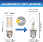 Simba Lighting® LED T8 4W 40W Equivalent Bulbs 120V E17 3000K Soft White 2-Pack