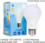 Simba Lighting® LED A19 9W 60W Equivalent Bulbs 120V E26 Base 2700K Warm White 4-Pack