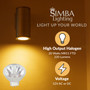 Simba Lighting® Halogen MR11 12V 20W Bulbs GU4 2-Pin FTD Cover Glass, 6-Pack
