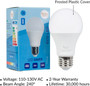 Simba Lighting® LED A19 9W 60W Equivalent Bulbs 120V E26 Base 5000K Daylight 4-Pack