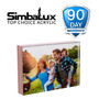 SimbaLux® Magnetic Acrylic Photo Frame 4” x 6” Free-Standing Clear with Rose Gold Edge, Pack of 3
