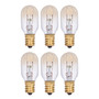 Simba Lighting® T6.5 25W Replacement Bulb Mini Tube Shape 120V, E12 Candelabra Base, 2700K, 6-Pack