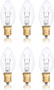 Simba Lighting® C7 15W Replacement Bulb Clear Candle Shape 120V, E12 Candelabra Base, 2700K, 6-Pack