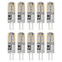 Simba Lighting® LED G4 1.1W T3 10W Halogen Replacement JC Bi-Pin Base 12V 3000K Soft White, 10 Pack