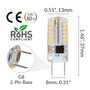 Simba Lighting® LED G8 1.5W T4 20W Halogen Replacement JCD Bi-Pin Base 120V 3000K Soft White, 10 Pack