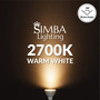 Simba Lighting® LED MR16 3.5W 20W Halogen Replacement Bulbs 12V GU5.3 BiPin 2700K Soft White 10-Pack
