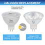 Simba Lighting® LED MR16 3.5W 20W Halogen Replacement Bulbs 12V GU5.3 BiPin 5000K Daylight 10-Pack