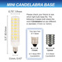 Simba Lighting® LED E11 T6 JD 8W 75W 80W Halogen Replacement Bulbs 120V 6000K Daylight 4-Pack