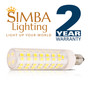 Simba Lighting® LED E11 T6 JD 8W 75W 80W Halogen Replacement Bulbs 120V 6000K Daylight 4-Pack