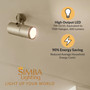 Simba Lighting® LED GU10 ETL Listed 7W Non-Dimmable 70W Halogen Replacement Bulb Twist Base 120V 2700K, 6-Pack