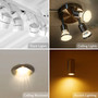 Simba Lighting® LED GU10 ETL Listed 7W Non-Dimmable 70W Halogen Replacement Bulb Twist Base 120V 2700K, 6-Pack