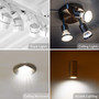 Simba Lighting® LED GU10 ETL Listed 7W Dimmable 70W Halogen Replacement Bulb Twist Base 120V 5000K, 6-Pack