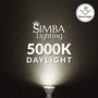 Simba Lighting® LED GU10 ETL Listed 7W Dimmable 70W Halogen Replacement Bulb Twist Base 120V 5000K, 6-Pack