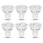 Simba Lighting® LED GU10 ETL Listed 7W Dimmable 70W Halogen Replacement Bulb Twist Base 120V 2700K, 6-Pack